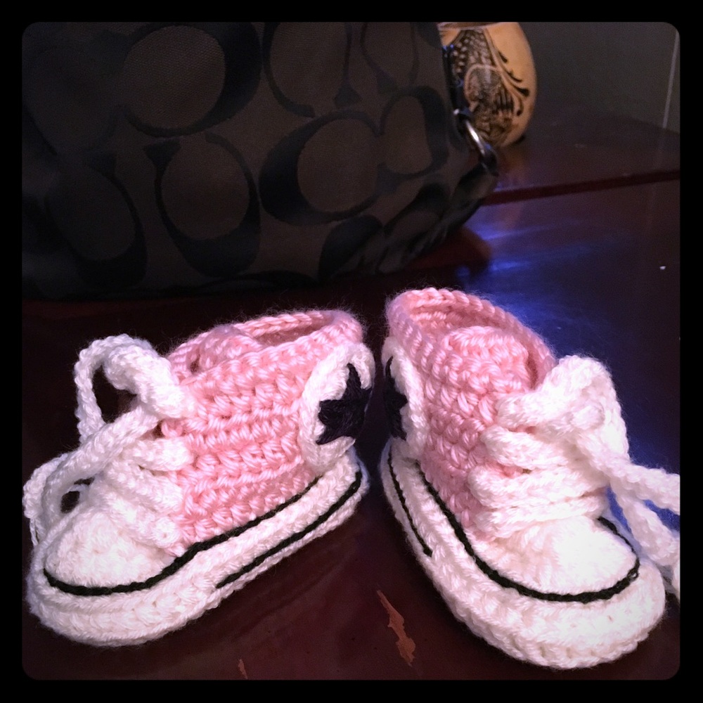 Hand Made Baby Converse Shoes